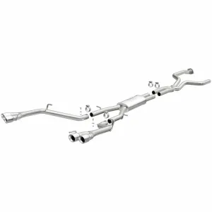 Magnaflow Catback Exhaust Cadillac CT6 3.0L V6 (16-19) [Street Series - Quad Split Rear Exit w/ Polished Tips] 19301