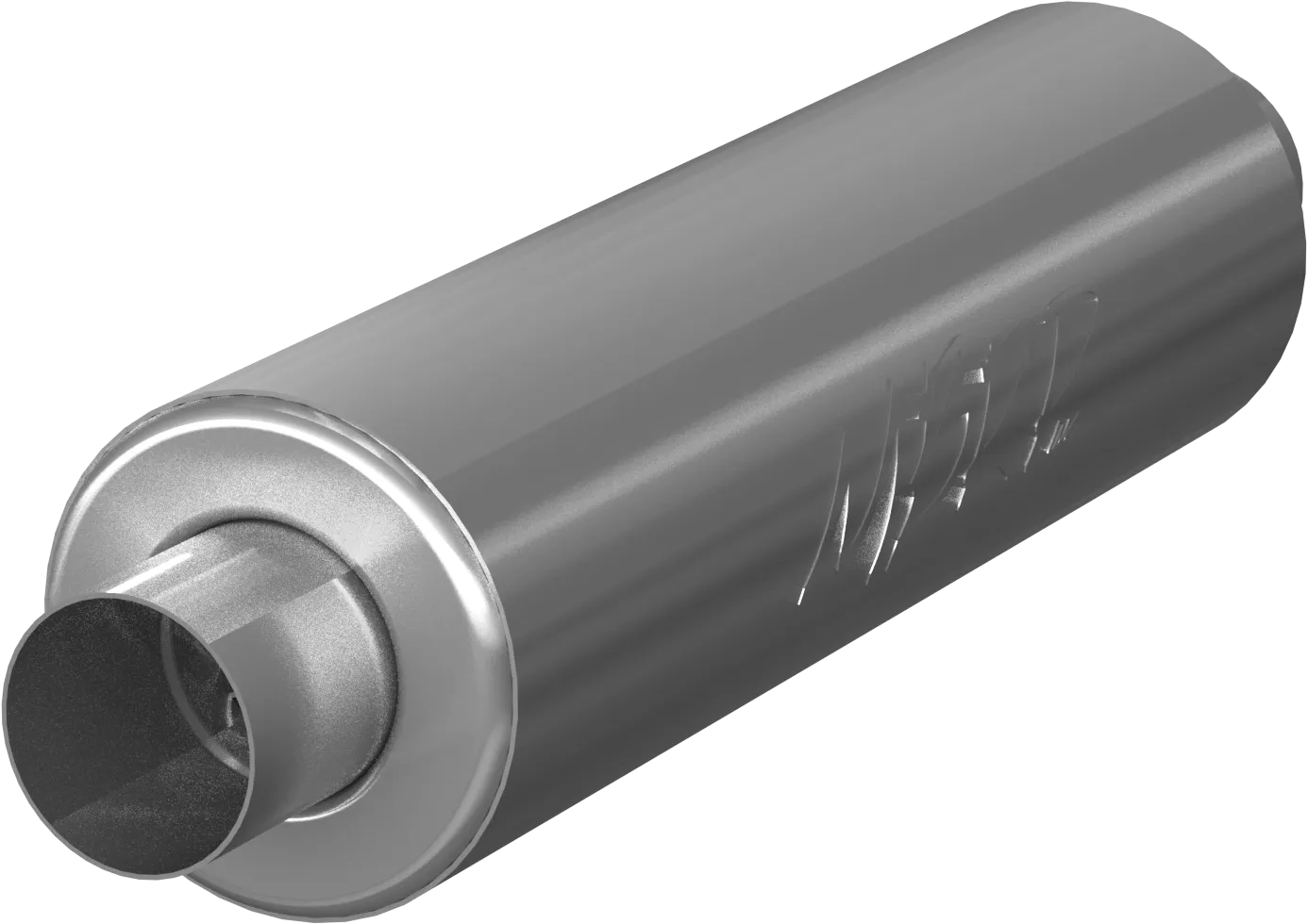 MBRP 26" Single Universal Muffler [Chambered - T409 Stainless Steel] 3" ID Inlet/Outlet