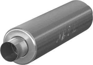 MBRP 26" Single Universal Muffler [Chambered - T409 Stainless Steel] 3" ID Inlet/Outlet