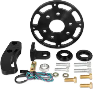 MSD Chevy Small Block 6.25" Balancer Crank Trigger Kit - Black
