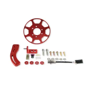 MSD Flying Magnet Crank Trigger Kit - Hall Effect Sensor - Trigger Wheel/Pickup - 8.000" Balancer - Big Block Chevy