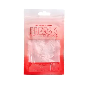 Notpolish Press X Natural Long Coffin Tips 50pc -