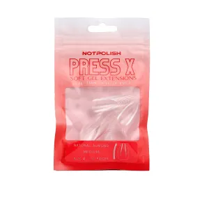 Notpolish Press X Natural Medium Stiletto Tips 50pc -