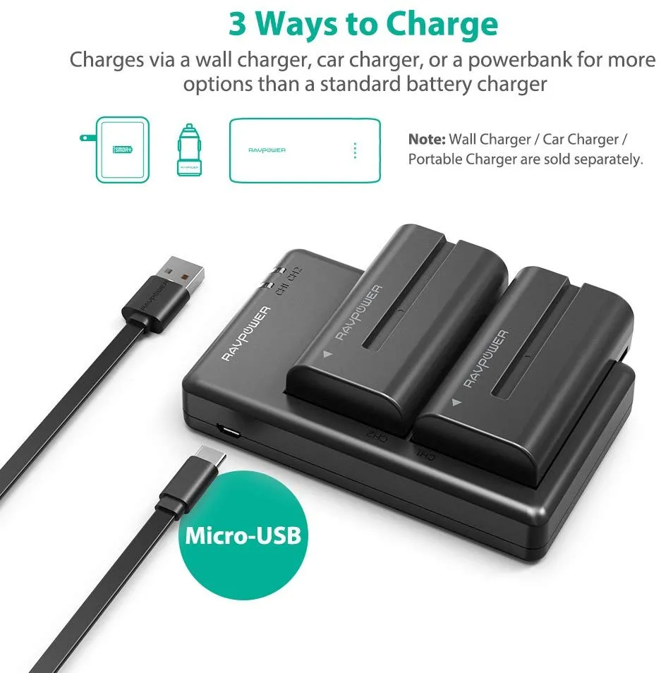 NP-F550 Battery Charger for Sony
