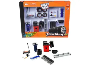 Repair Tire Shop Accessories Tool Set for 1/24 Scale Models by Phoenix Toys