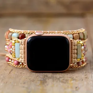 Rhodonite & Jasper Apple Watch Band