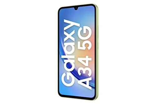 Samsung Galaxy A34 5G (Awesome Lime, 8GB, 128GB Storage) | 48 MP No Shake Cam (OIS) | IP67 | Gorilla Glass 5 | Voice Focus | Without Charger
