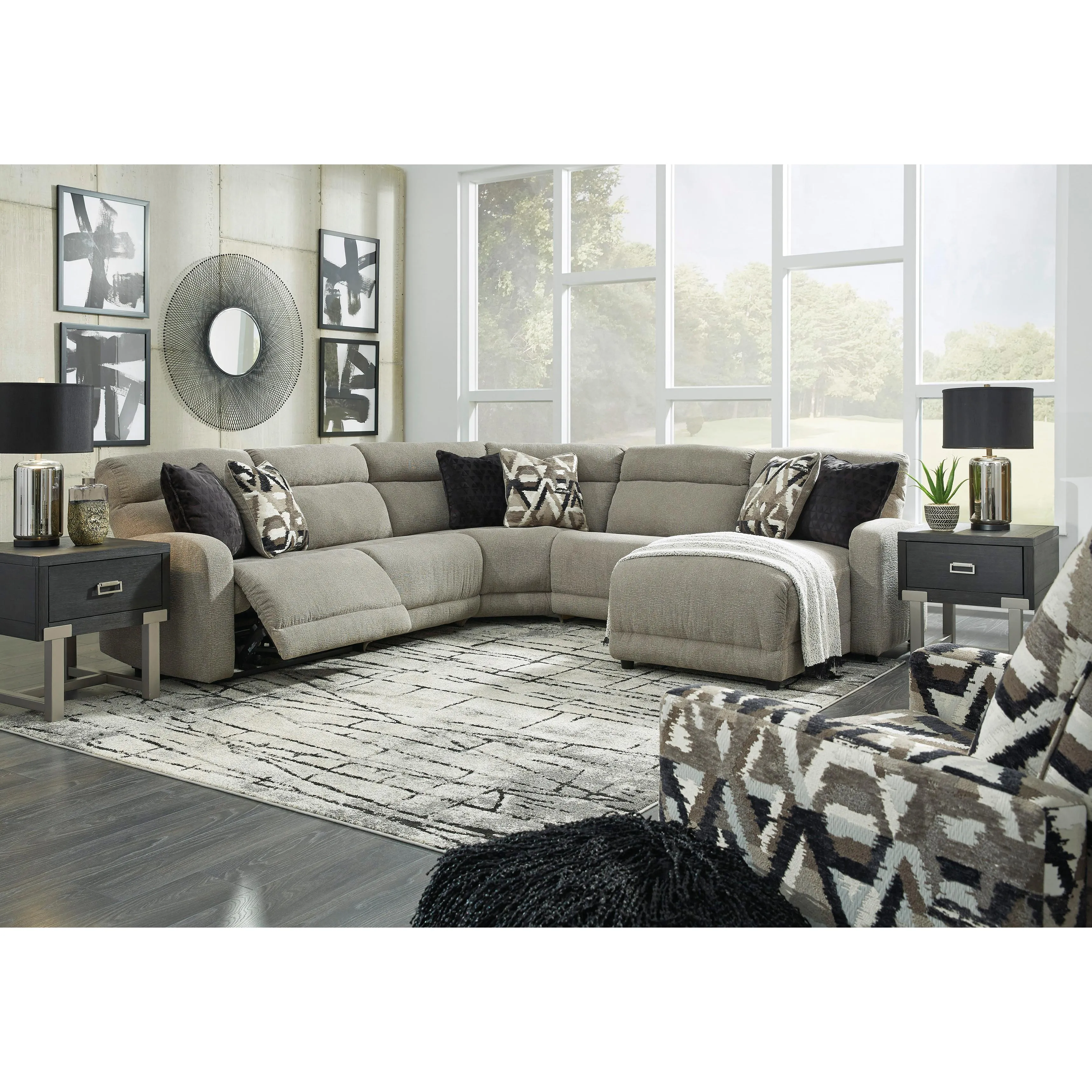 Signature Design by Ashley Colleyville 5440558 LAF Zero Wall Power Recliner