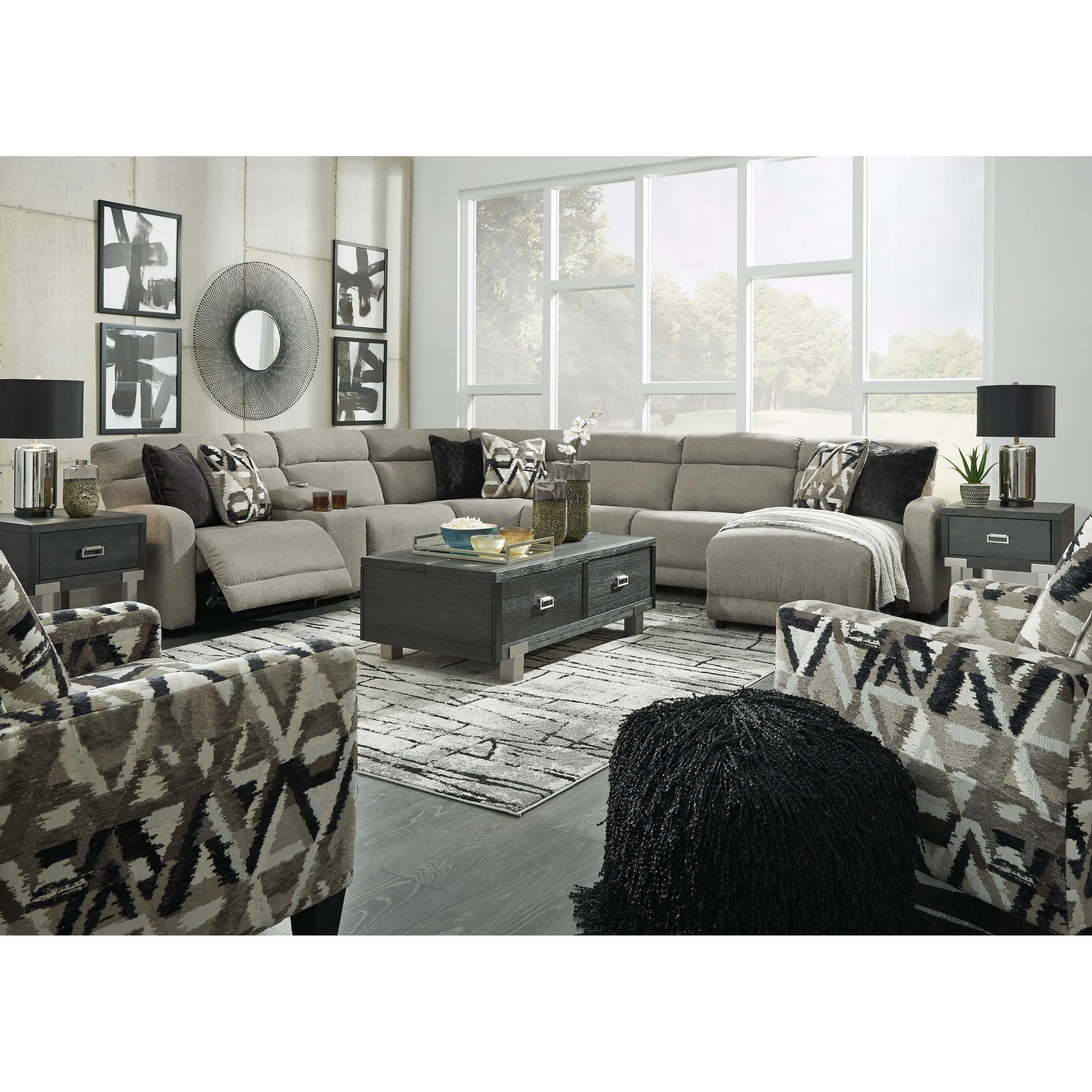 Signature Design by Ashley Colleyville 5440558 LAF Zero Wall Power Recliner