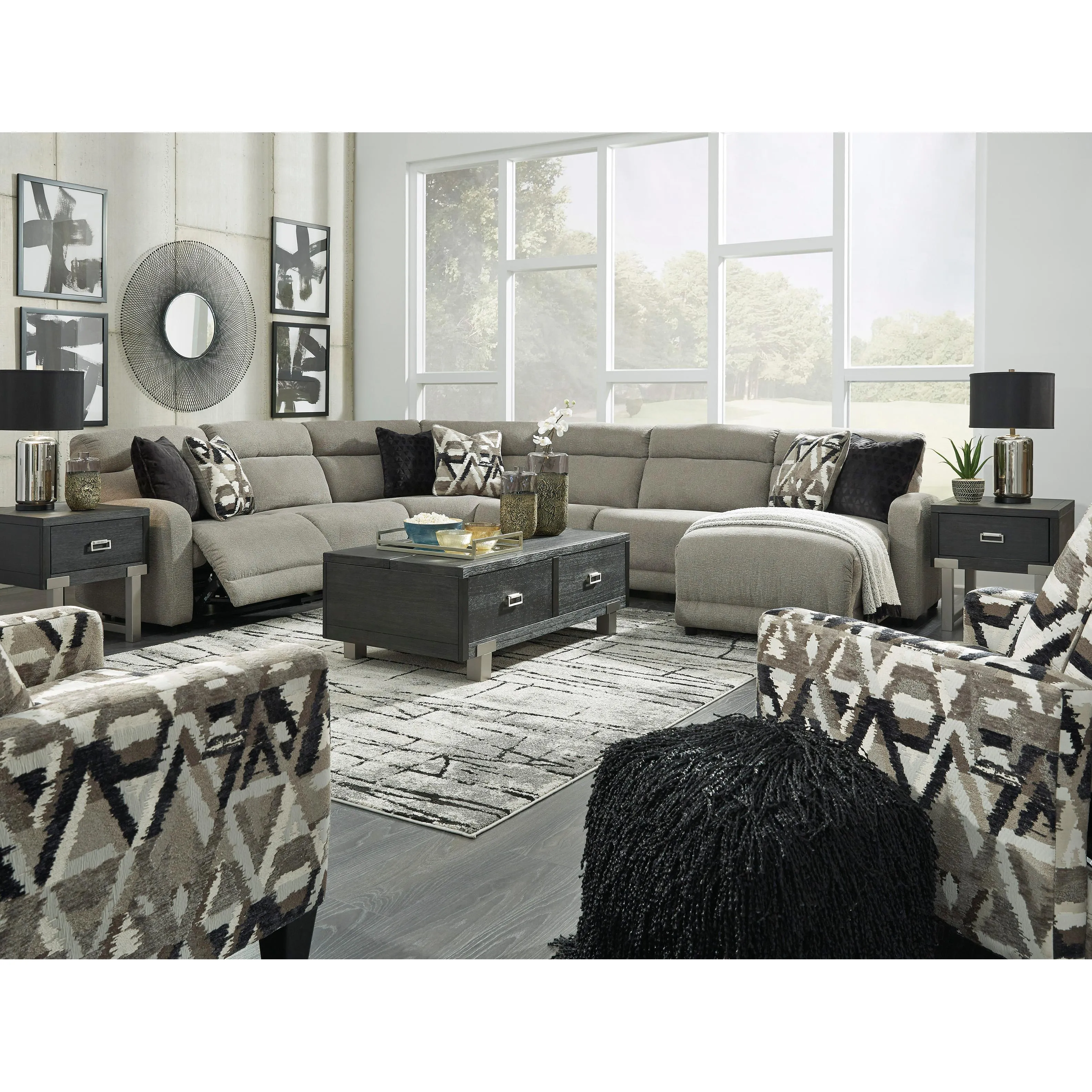 Signature Design by Ashley Colleyville 5440558 LAF Zero Wall Power Recliner