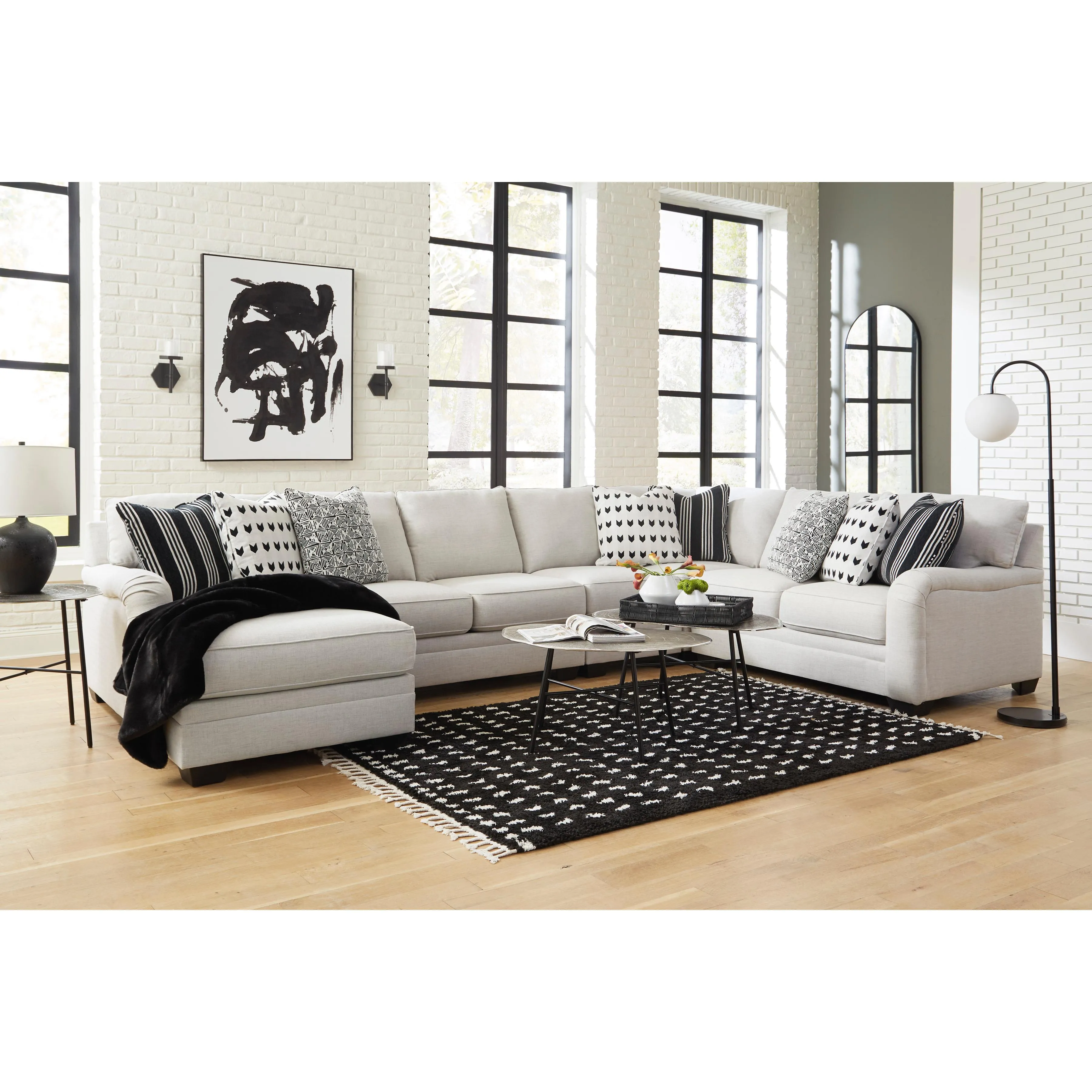 Signature Design by Ashley Huntsworth Fabric 5 pc Sectional 3970216/3970234/3970246/3970277/3970256