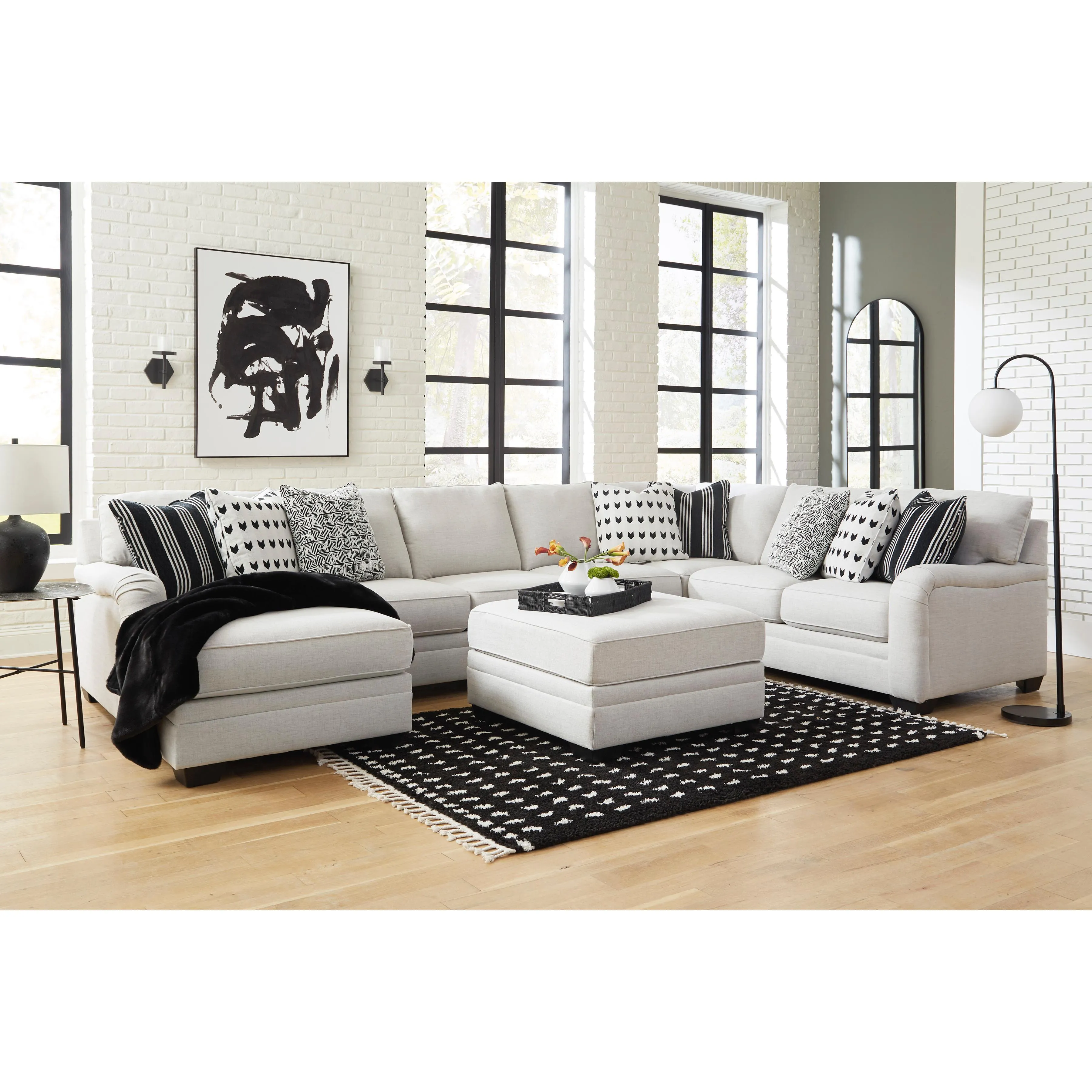 Signature Design by Ashley Huntsworth Fabric 5 pc Sectional 3970216/3970234/3970246/3970277/3970256