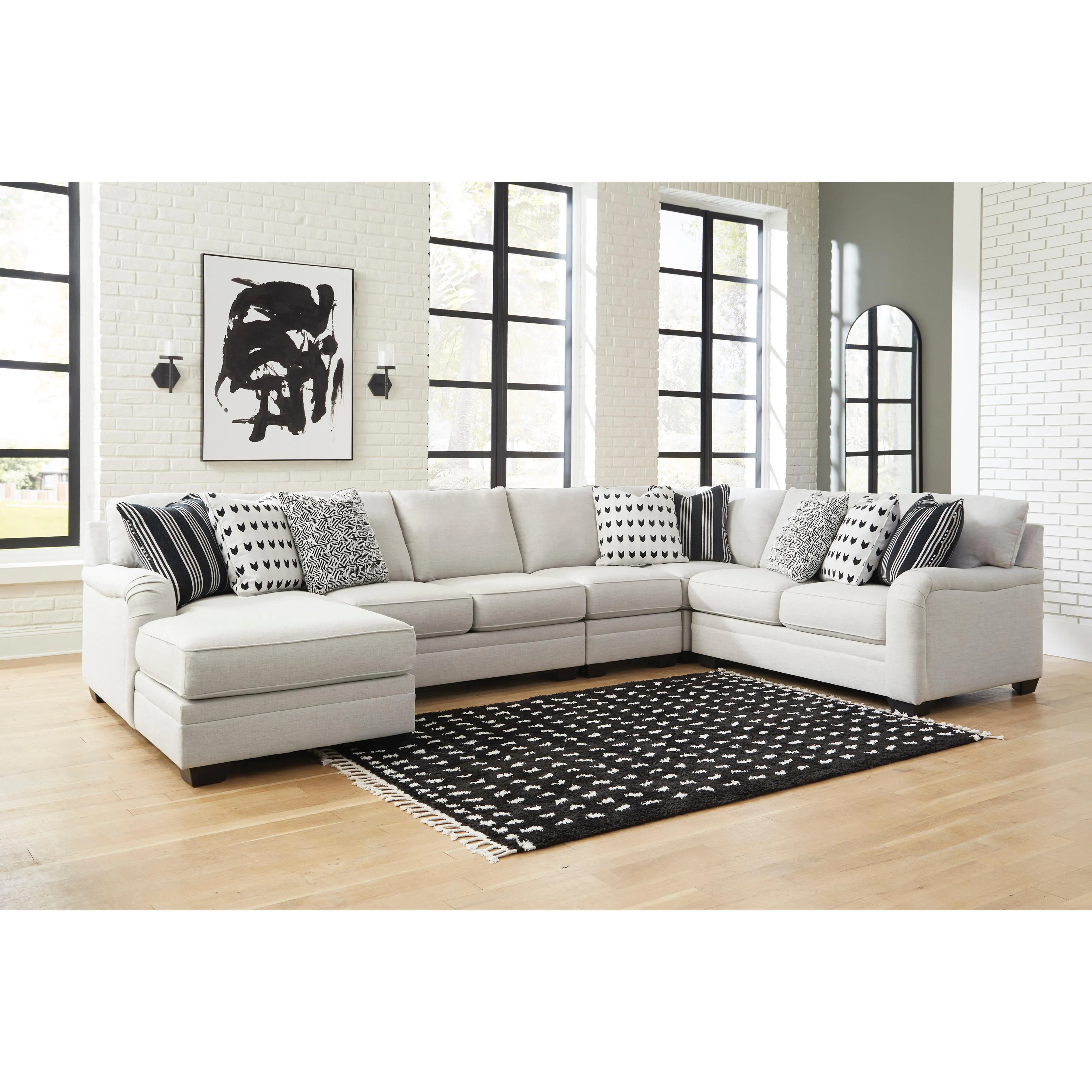 Signature Design by Ashley Huntsworth Fabric 5 pc Sectional 3970216/3970234/3970246/3970277/3970256
