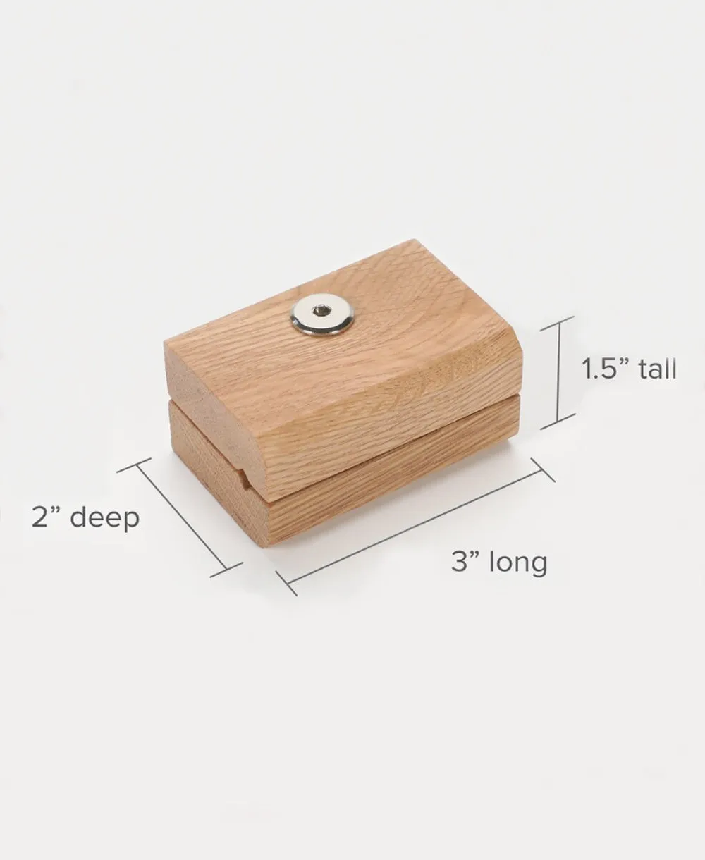 Solid Wood Quilt Hanger Clips