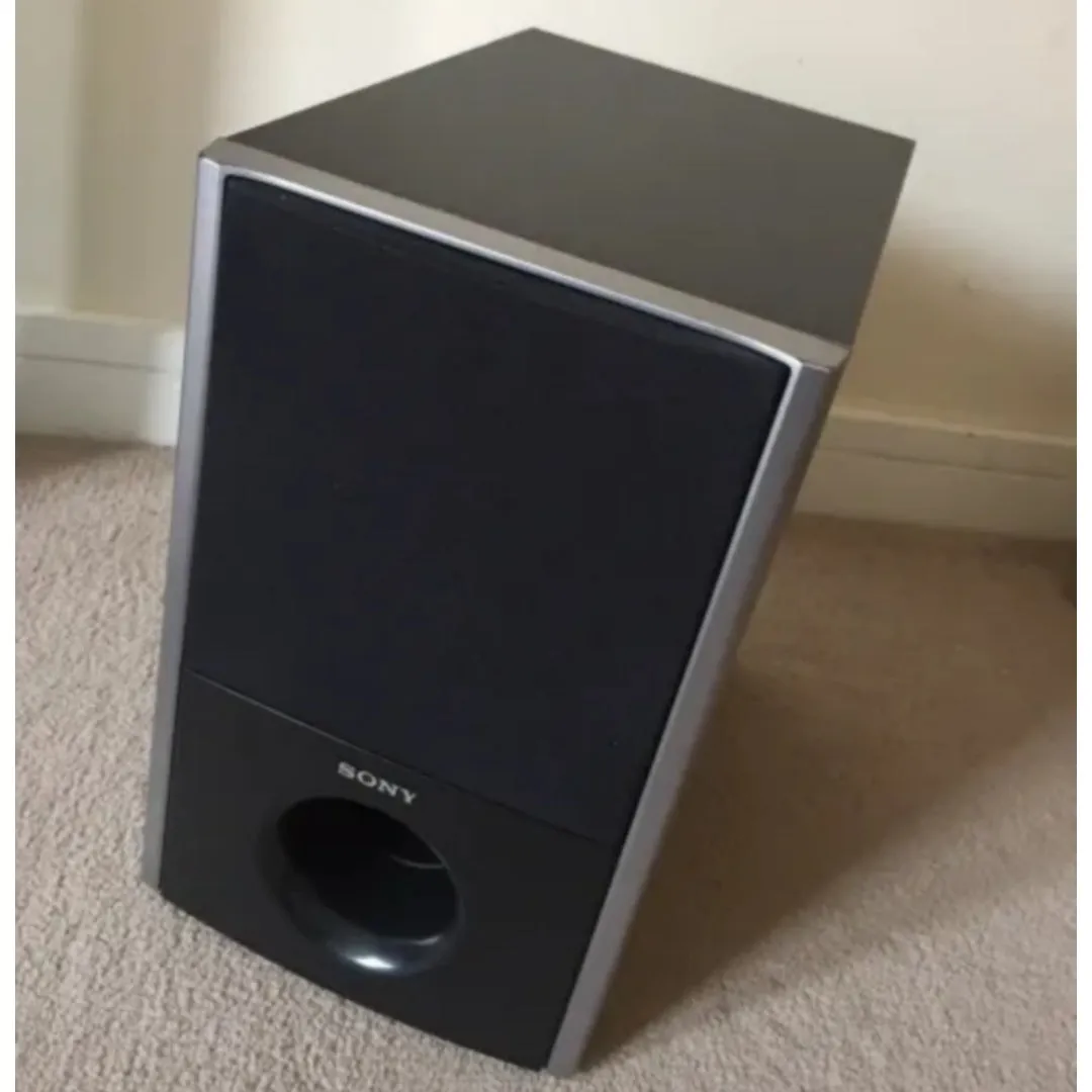 SONY SS-WS80 3 ohms Home Theater Passive Subwoofer - Foreign Used