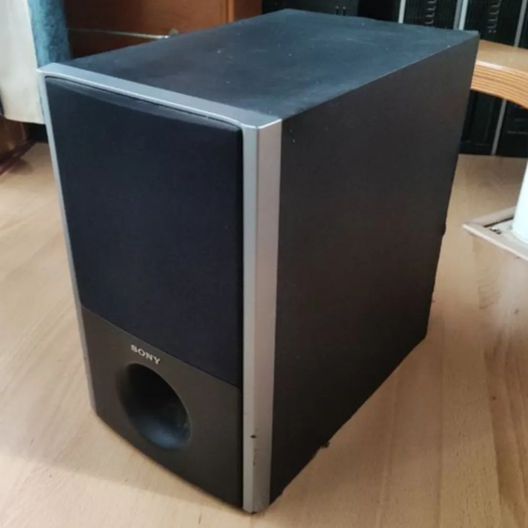 SONY SS-WS80 3 ohms Home Theater Passive Subwoofer - Foreign Used