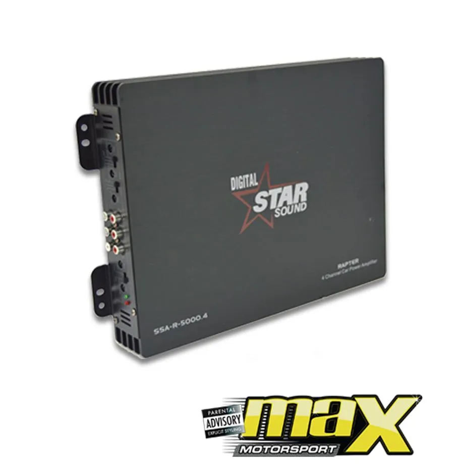 Star Sound Raptor Series Amplifier 5000W 4 Channel