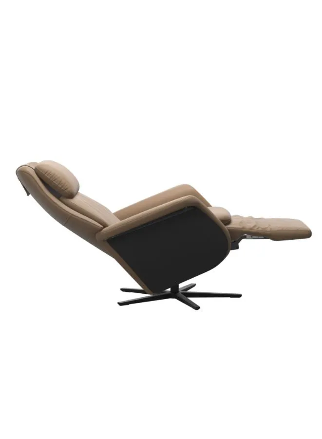 Stressless® Sam Power Recliner with Wood Sirius Base