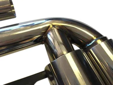 Top Speed Pro 1 Exhaust System Porsche 911 996 & GT3 (98-04) Quad Tips Muffler Bypass