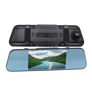 versatile 5.5'' 1080P Car Mirror Dash Cam DVR Rearview Camera Dual Lens IPS Screen Night Vision Drive Video Recorder