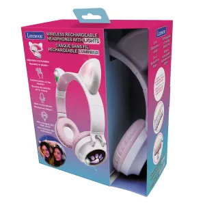 Wireless Rechargeable Headphone with Lights for Kids
